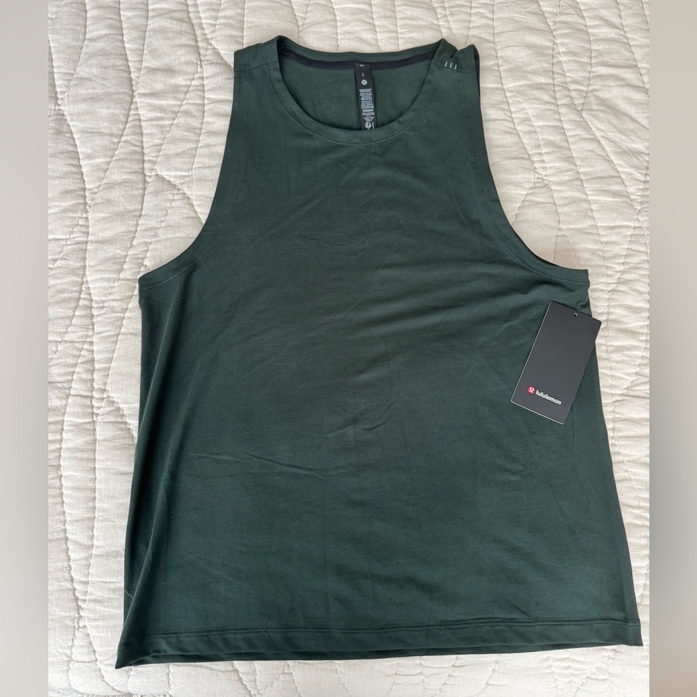lululemon Hunter Green Men’s Tank - Large, NWT